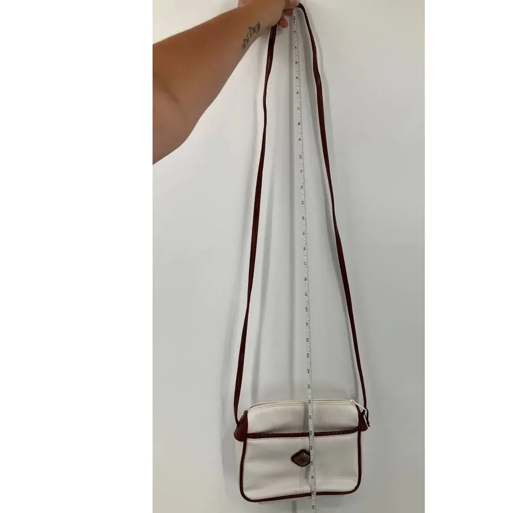 Vintage white brown
